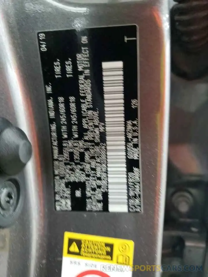 14 Photograph of a damaged car 5TDBZRFH0KS988042 TOYOTA HIGHLANDER 2019