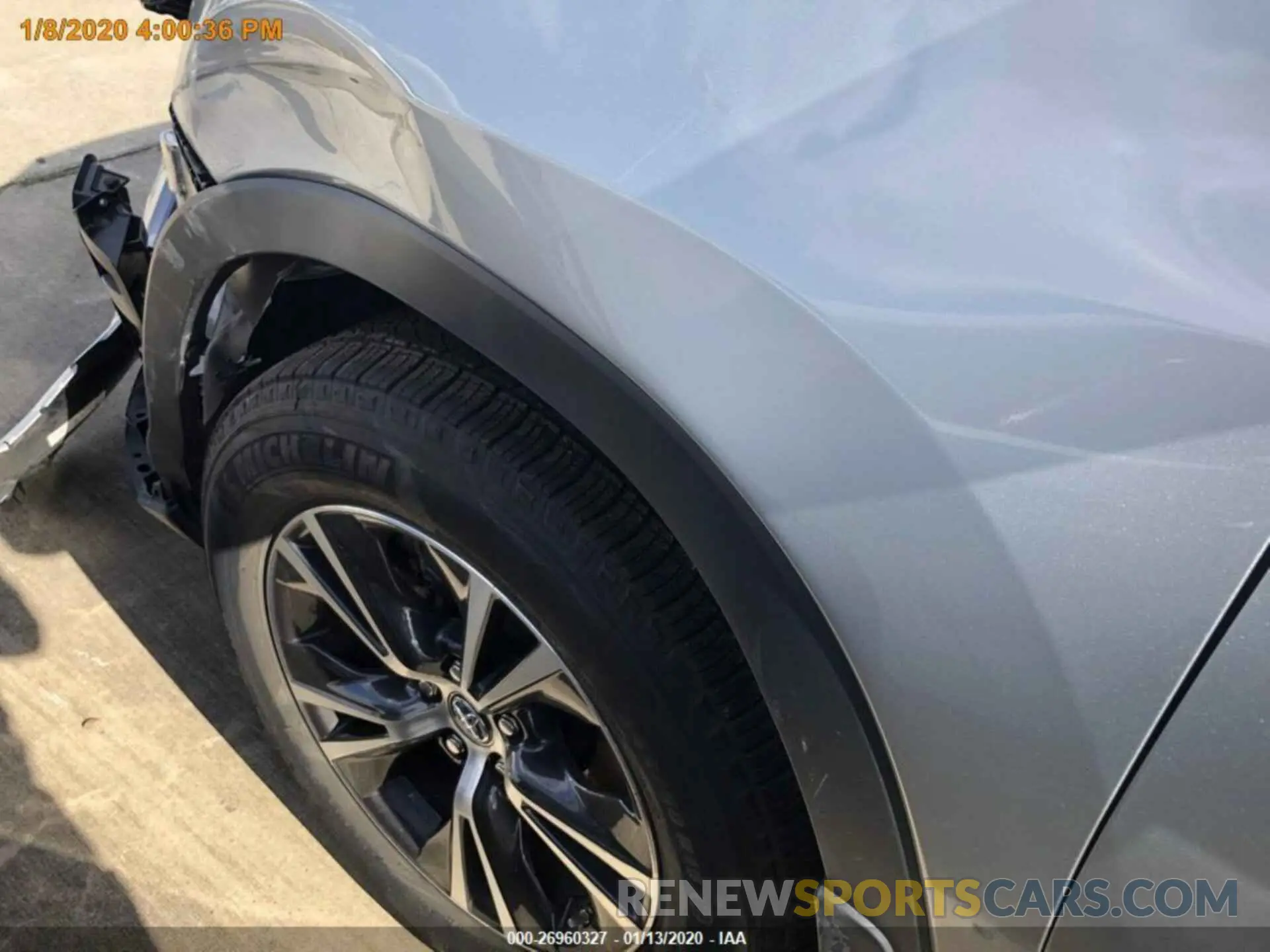 16 Photograph of a damaged car 5TDBZRFH0KS992382 TOYOTA HIGHLANDER 2019