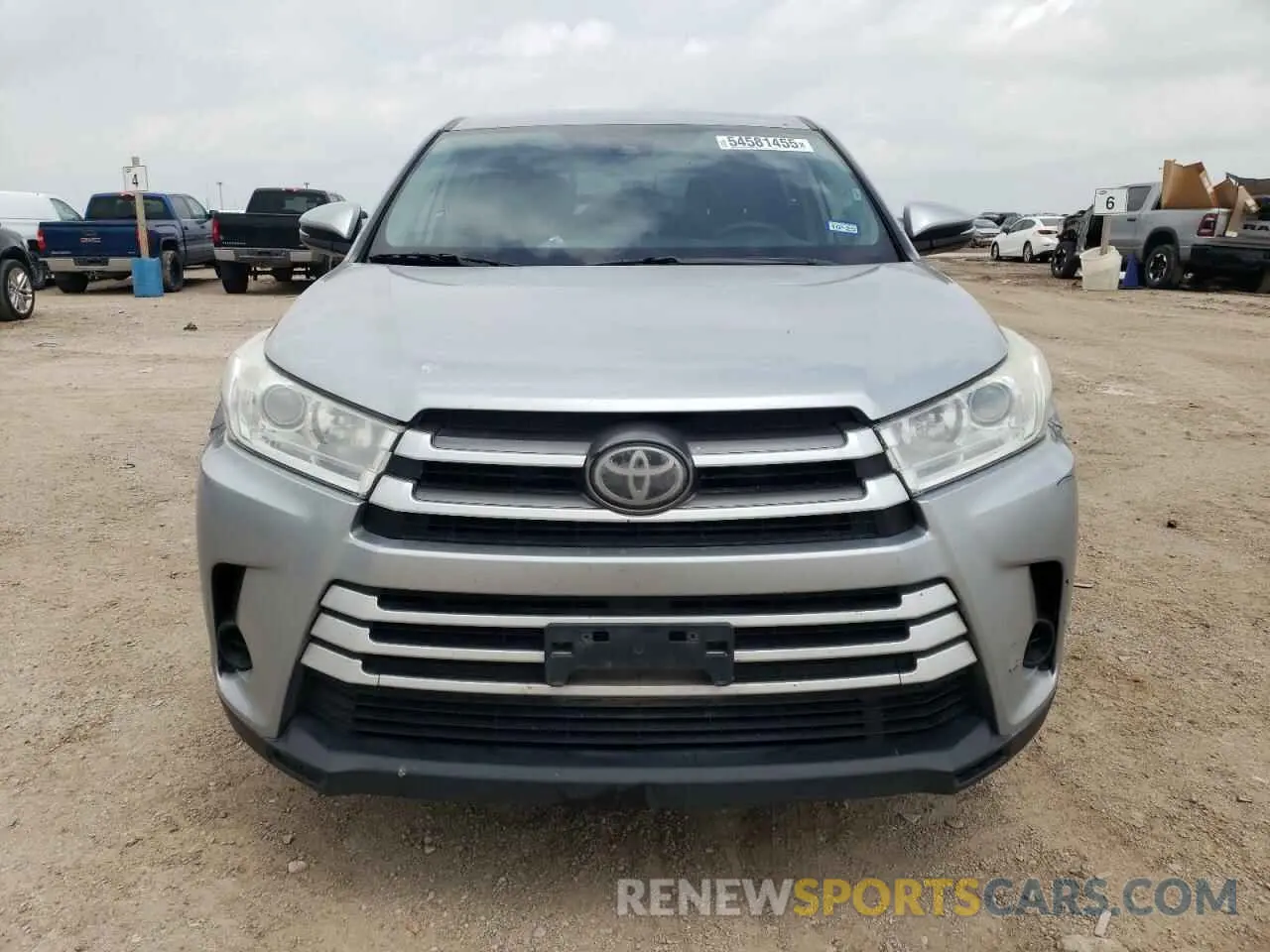 5 Фотография поврежденного автомобиля 5TDBZRFH1KS946849 TOYOTA HIGHLANDER 2019