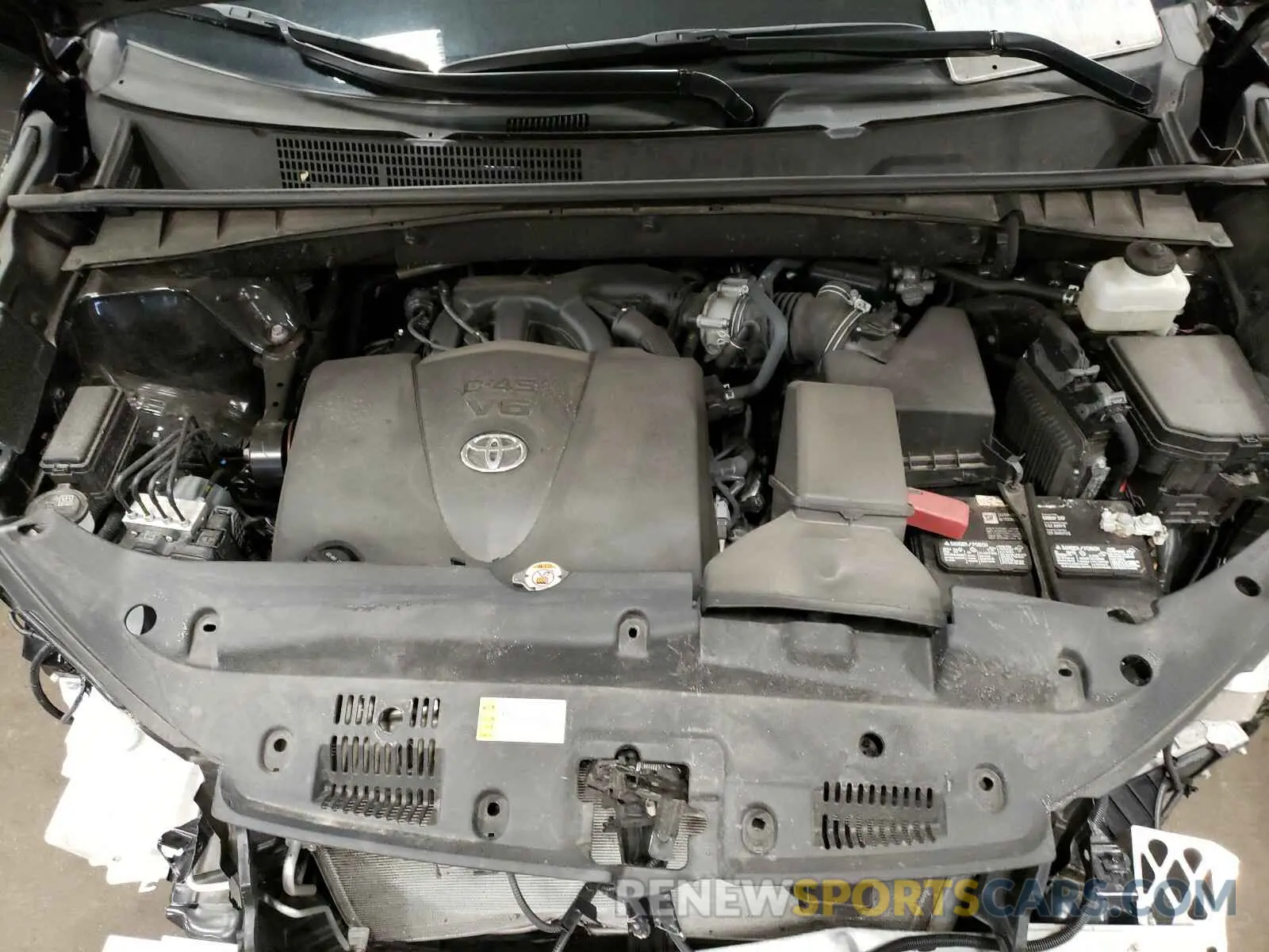 7 Photograph of a damaged car 5TDBZRFH2KS737362 TOYOTA HIGHLANDER 2019