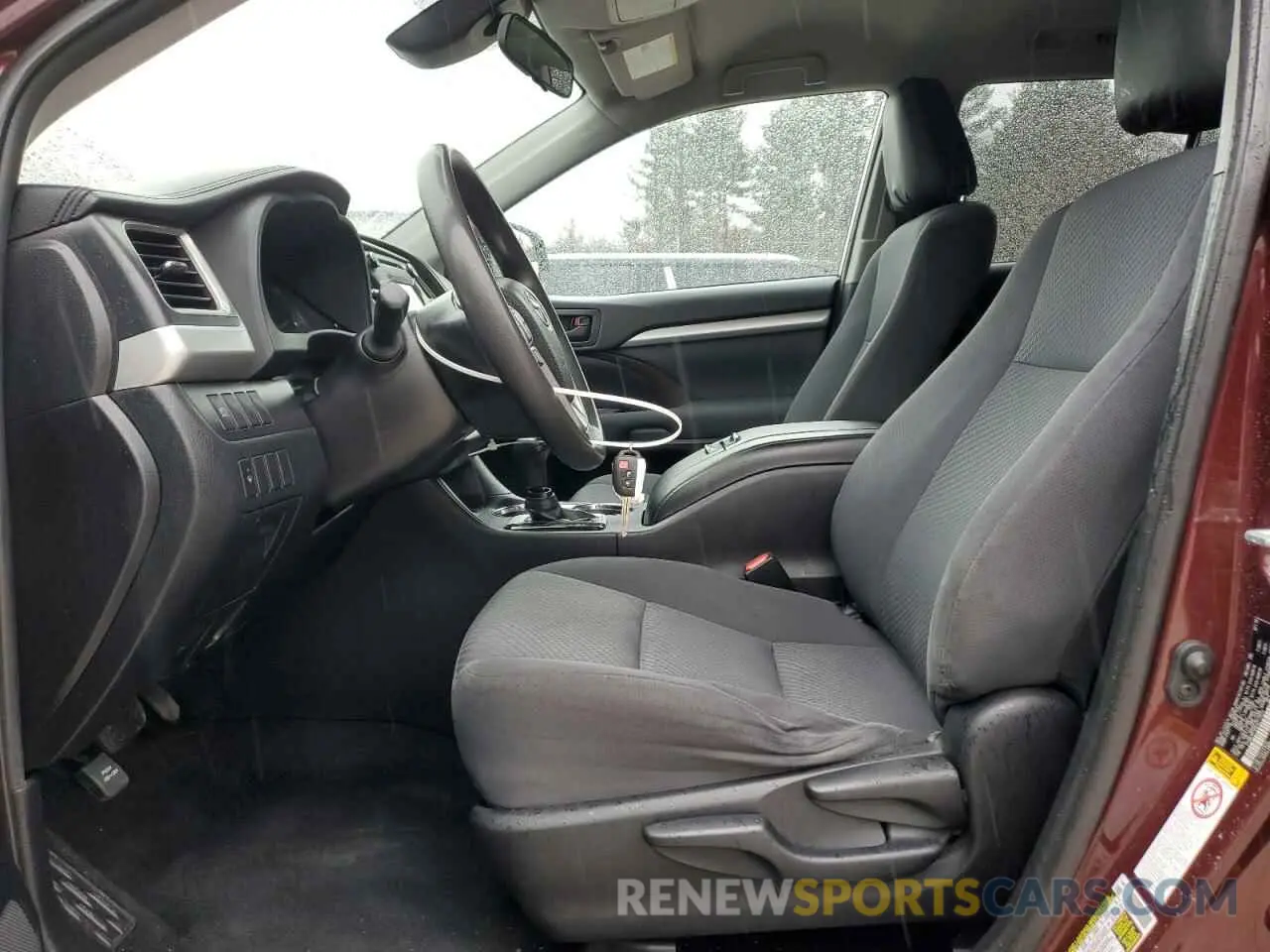 7 Фотография поврежденного автомобиля 5TDBZRFH4KS711202 TOYOTA HIGHLANDER 2019