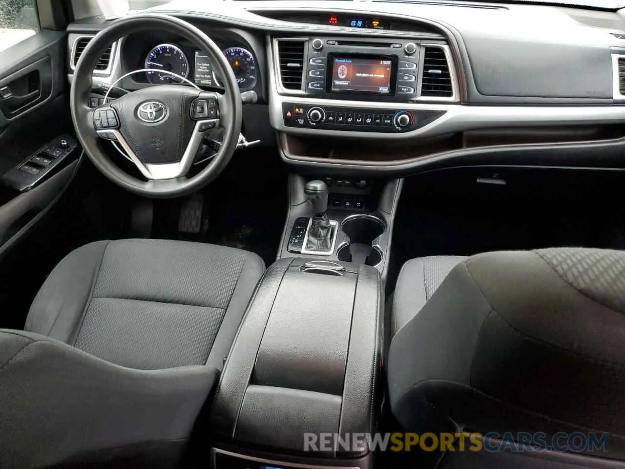 8 Фотография поврежденного автомобиля 5TDBZRFH4KS711202 TOYOTA HIGHLANDER 2019