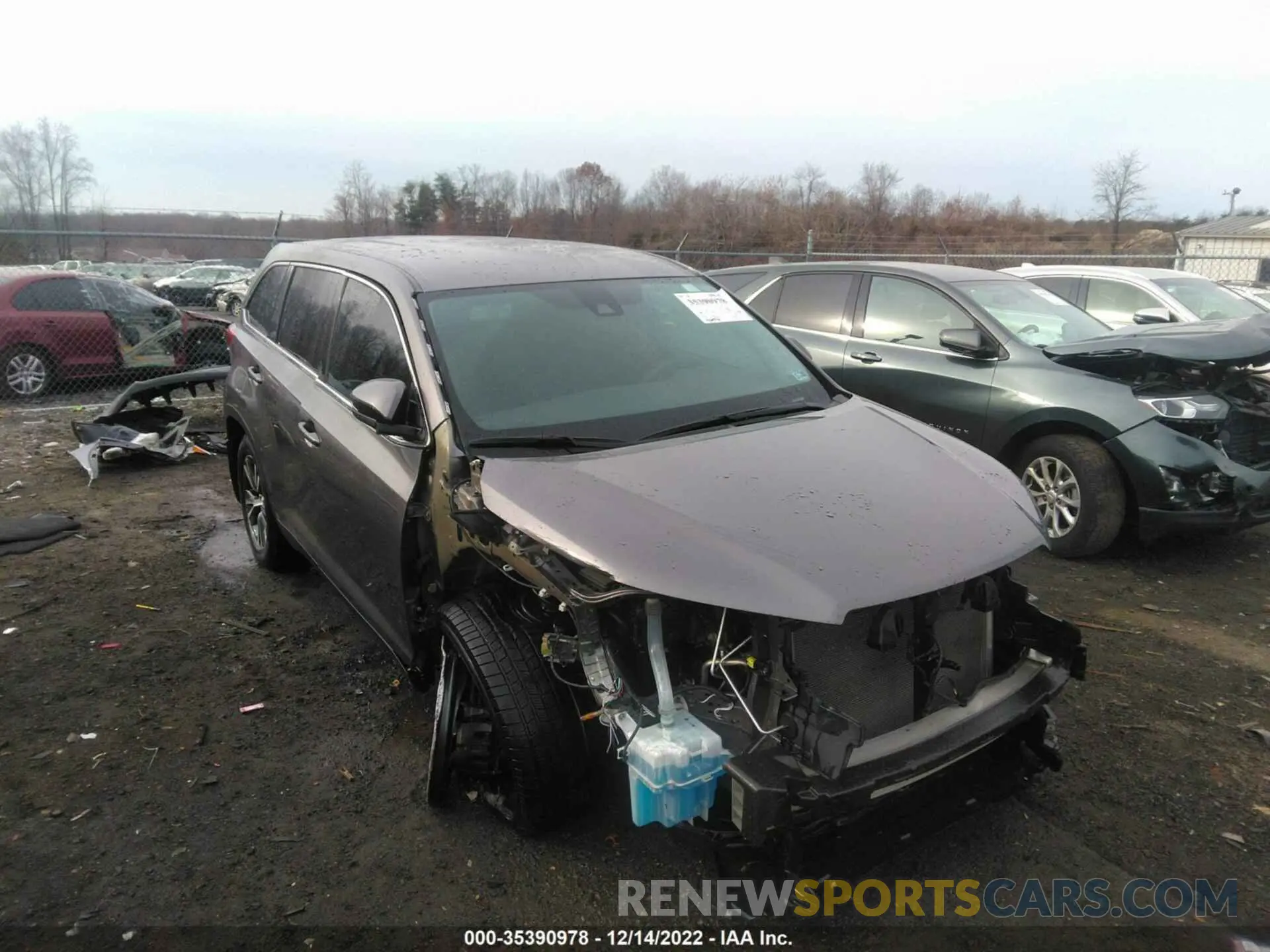 6 Фотография поврежденного автомобиля 5TDBZRFH4KS974919 TOYOTA HIGHLANDER 2019