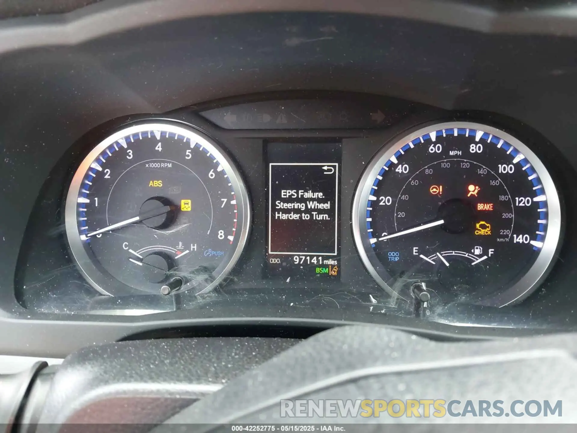 7 Photograph of a damaged car 5TDBZRFH5KS722354 TOYOTA HIGHLANDER 2019