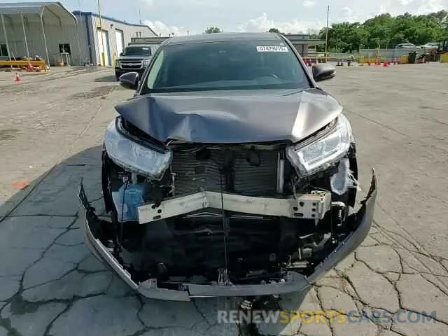 14 Фотография поврежденного автомобиля 5TDBZRFH7KS999815 TOYOTA HIGHLANDER 2019