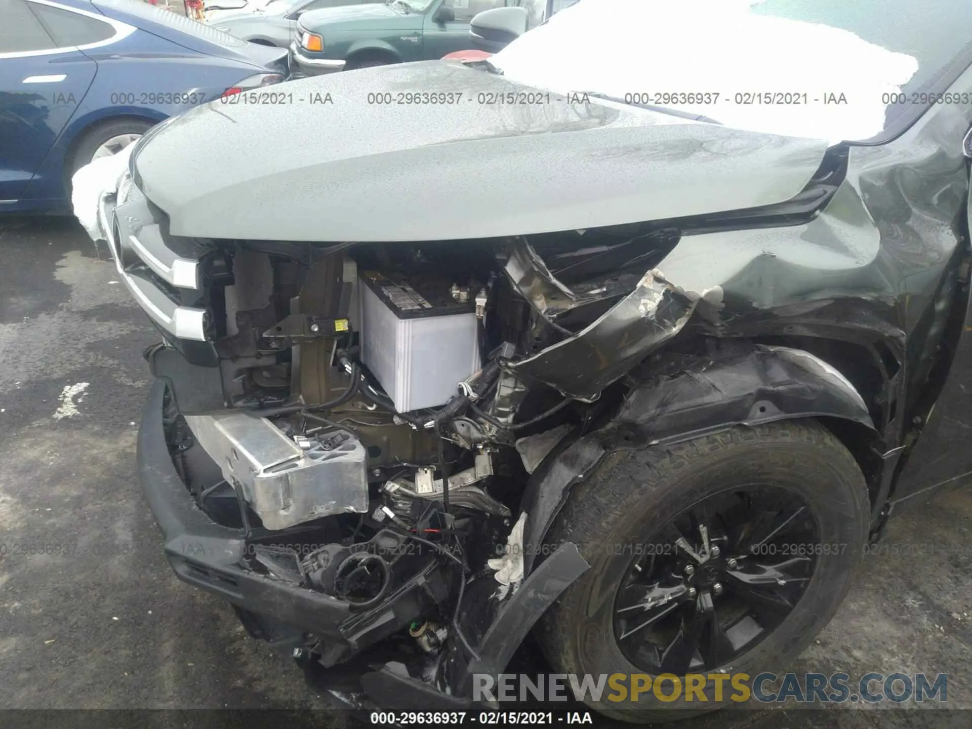 6 Фотография поврежденного автомобиля 5TDBZRFH8KS727435 TOYOTA HIGHLANDER 2019