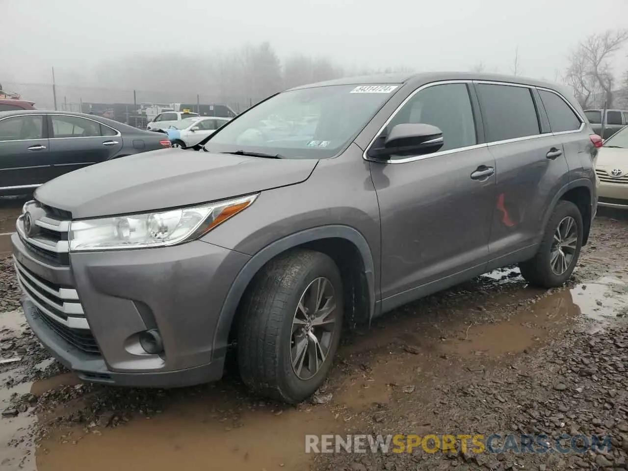 1 Фотография поврежденного автомобиля 5TDBZRFH9KS978206 TOYOTA HIGHLANDER 2019