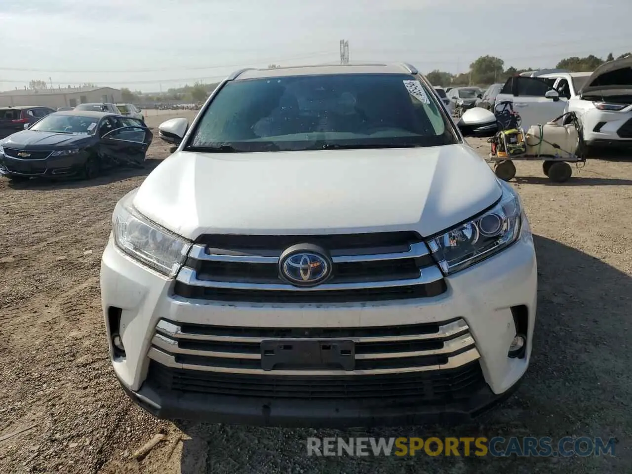5 Фотография поврежденного автомобиля 5TDDGRFH1KS062490 TOYOTA HIGHLANDER 2019