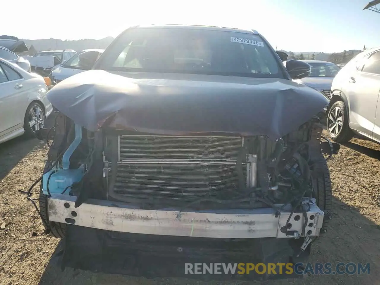 5 Photograph of a damaged car 5TDDGRFH1KS068533 TOYOTA HIGHLANDER 2019