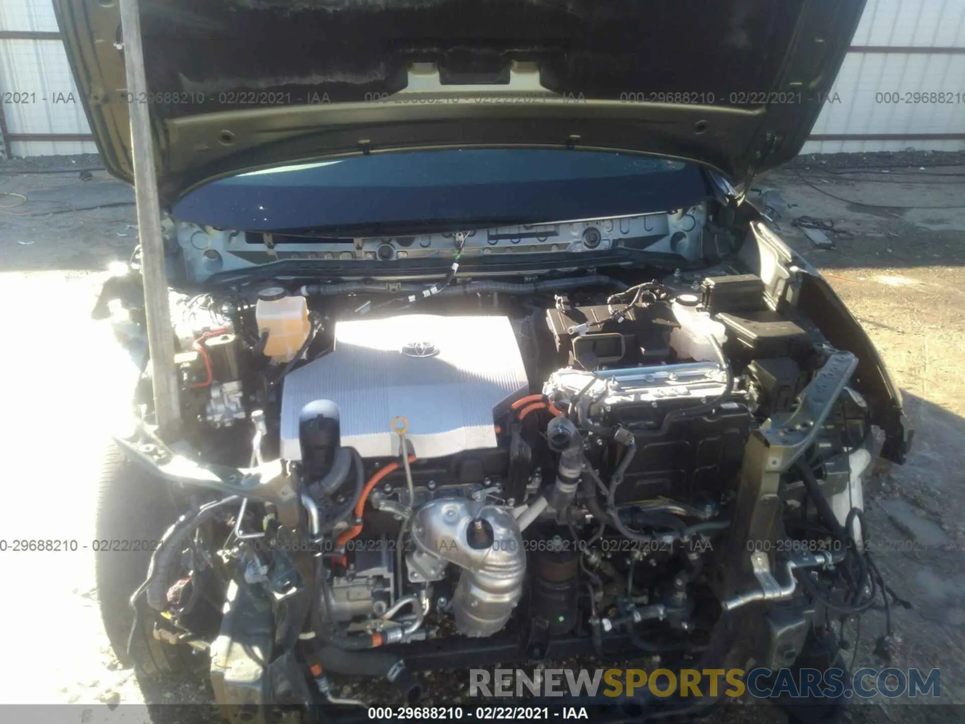 10 Photograph of a damaged car 5TDDGRFH1KS070735 TOYOTA HIGHLANDER 2019