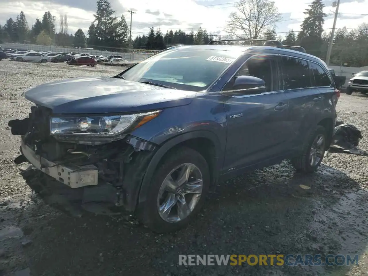 1 Фотография поврежденного автомобиля 5TDDGRFH3KS053354 TOYOTA HIGHLANDER 2019