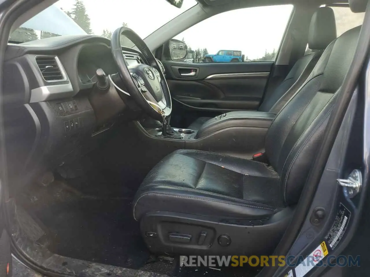 7 Фотография поврежденного автомобиля 5TDDGRFH3KS053354 TOYOTA HIGHLANDER 2019