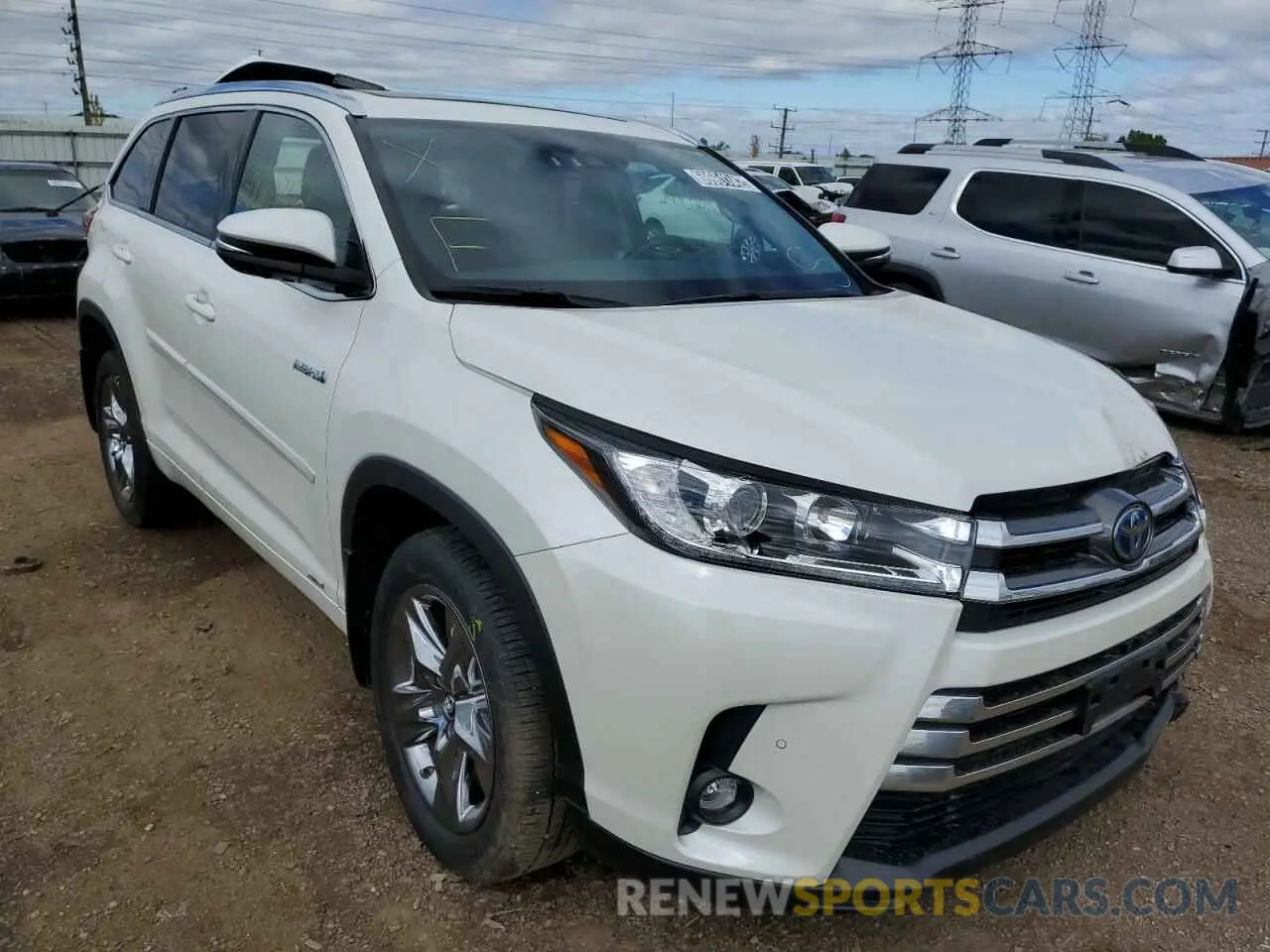 1 Фотография поврежденного автомобиля 5TDDGRFH3KS068422 TOYOTA HIGHLANDER 2019