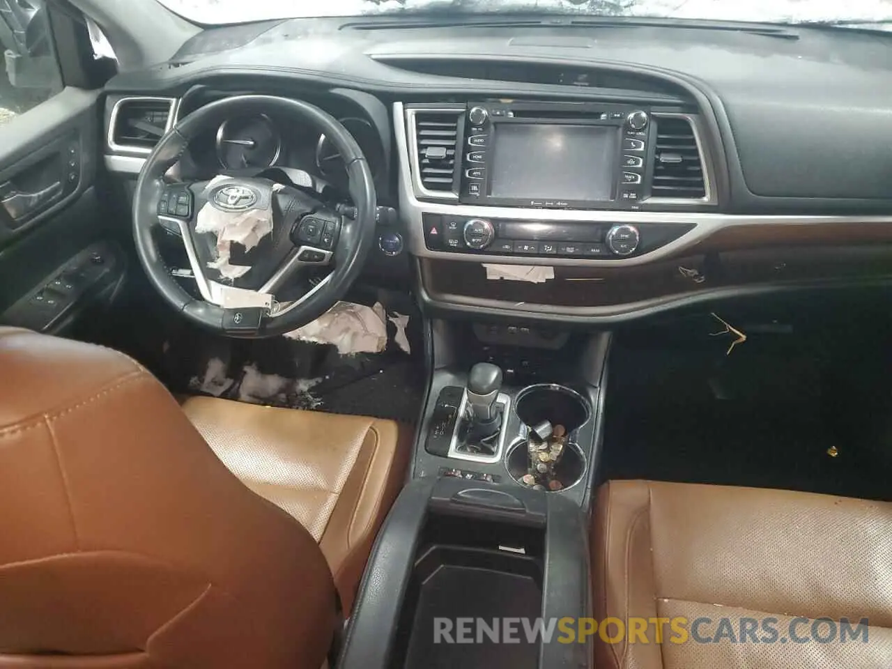 8 Фотография поврежденного автомобиля 5TDDGRFH3KS071269 TOYOTA HIGHLANDER 2019