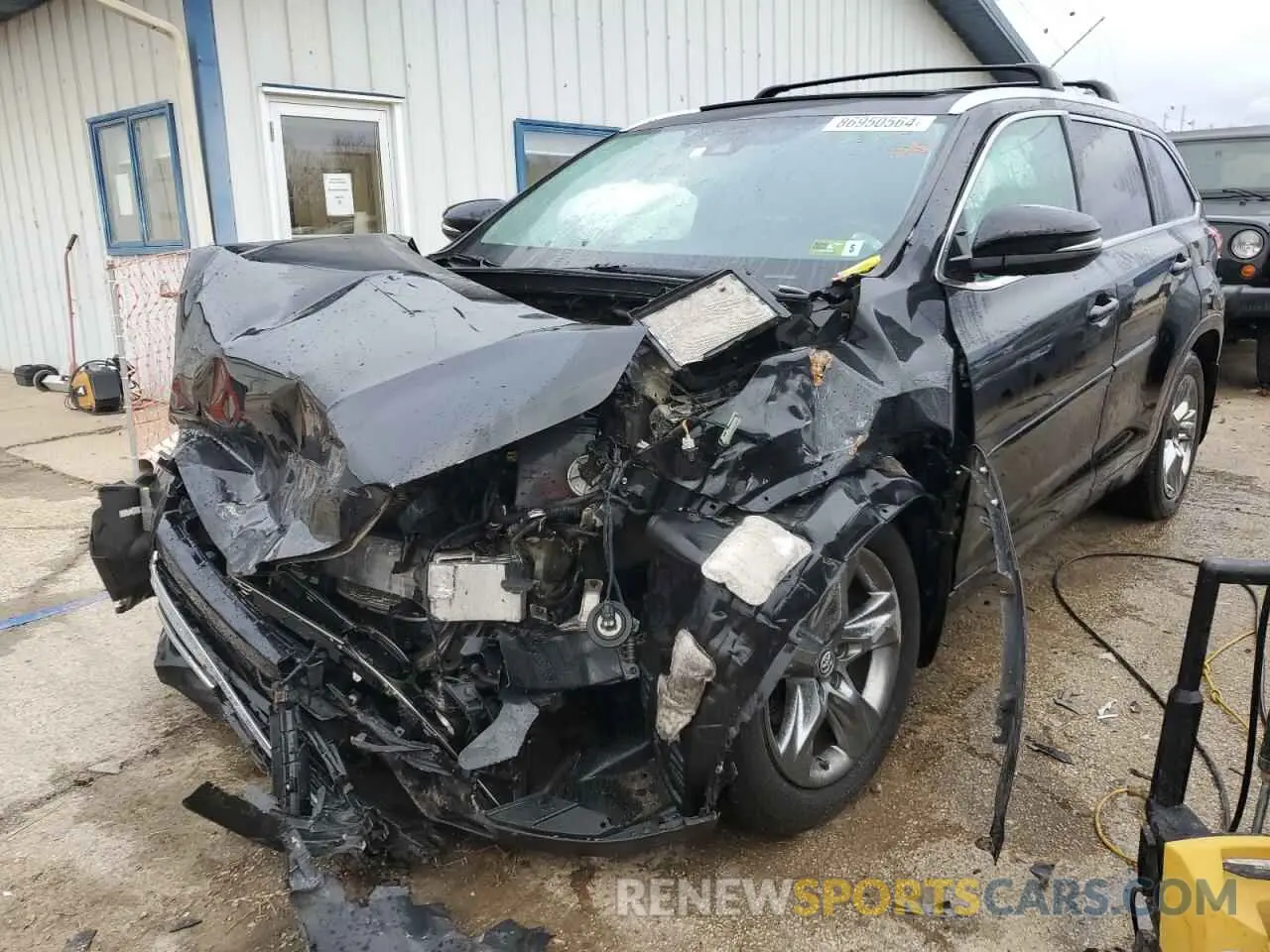 1 Фотография поврежденного автомобиля 5TDDZRFH0KS954644 TOYOTA HIGHLANDER 2019