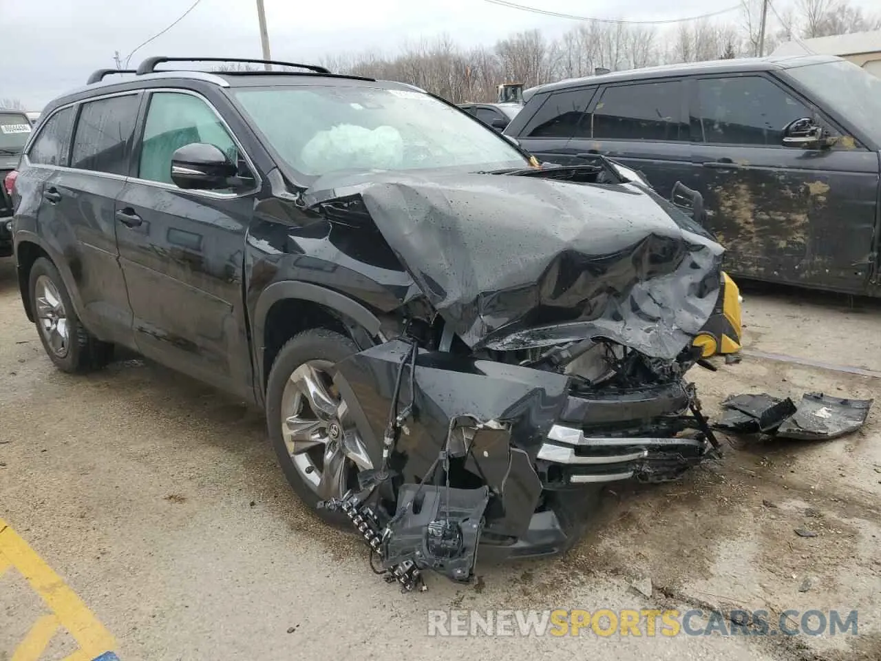 4 Фотография поврежденного автомобиля 5TDDZRFH0KS954644 TOYOTA HIGHLANDER 2019