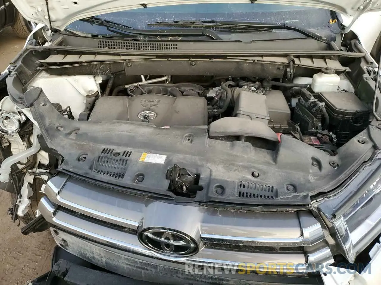 12 Фотография поврежденного автомобиля 5TDDZRFH1KS721498 TOYOTA HIGHLANDER 2019
