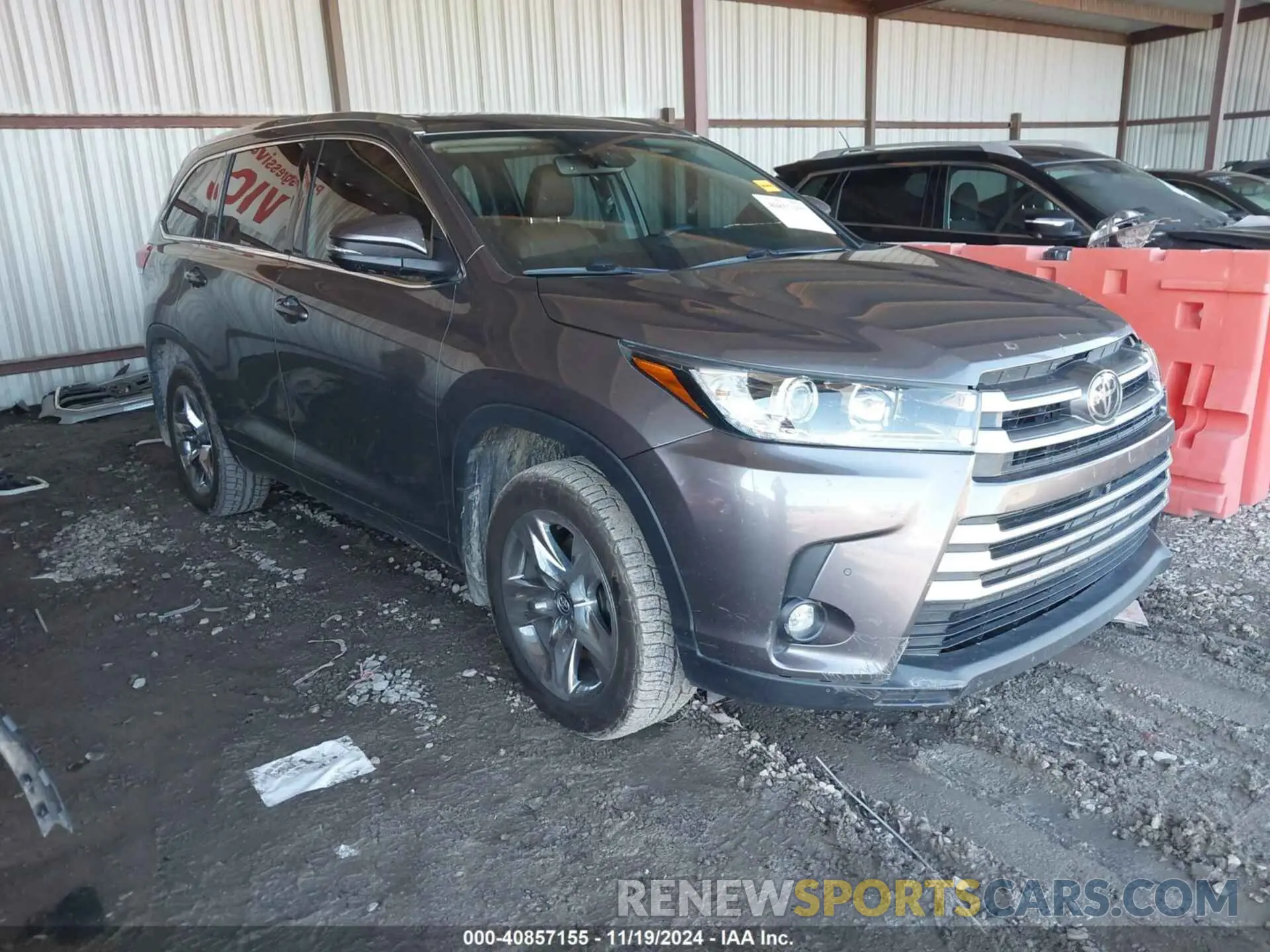 1 Фотография поврежденного автомобиля 5TDDZRFH1KS965121 TOYOTA HIGHLANDER 2019