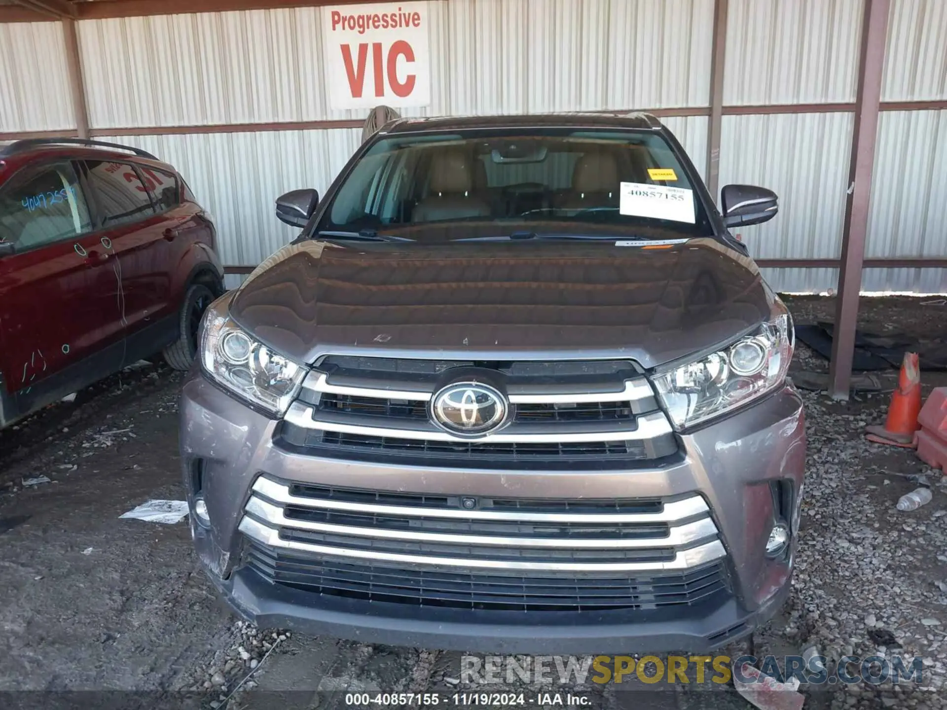 12 Фотография поврежденного автомобиля 5TDDZRFH1KS965121 TOYOTA HIGHLANDER 2019