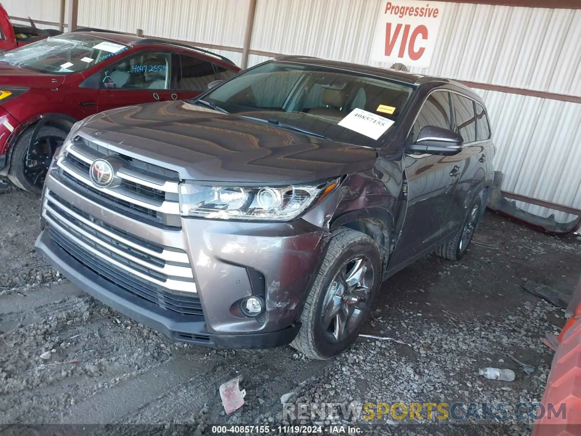 2 Фотография поврежденного автомобиля 5TDDZRFH1KS965121 TOYOTA HIGHLANDER 2019