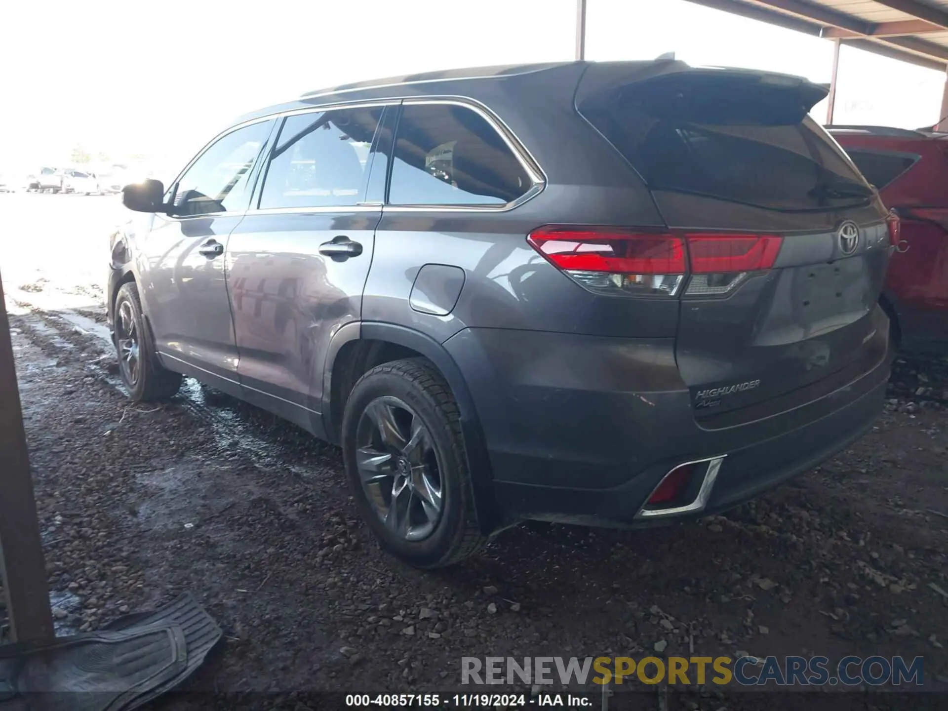3 Фотография поврежденного автомобиля 5TDDZRFH1KS965121 TOYOTA HIGHLANDER 2019