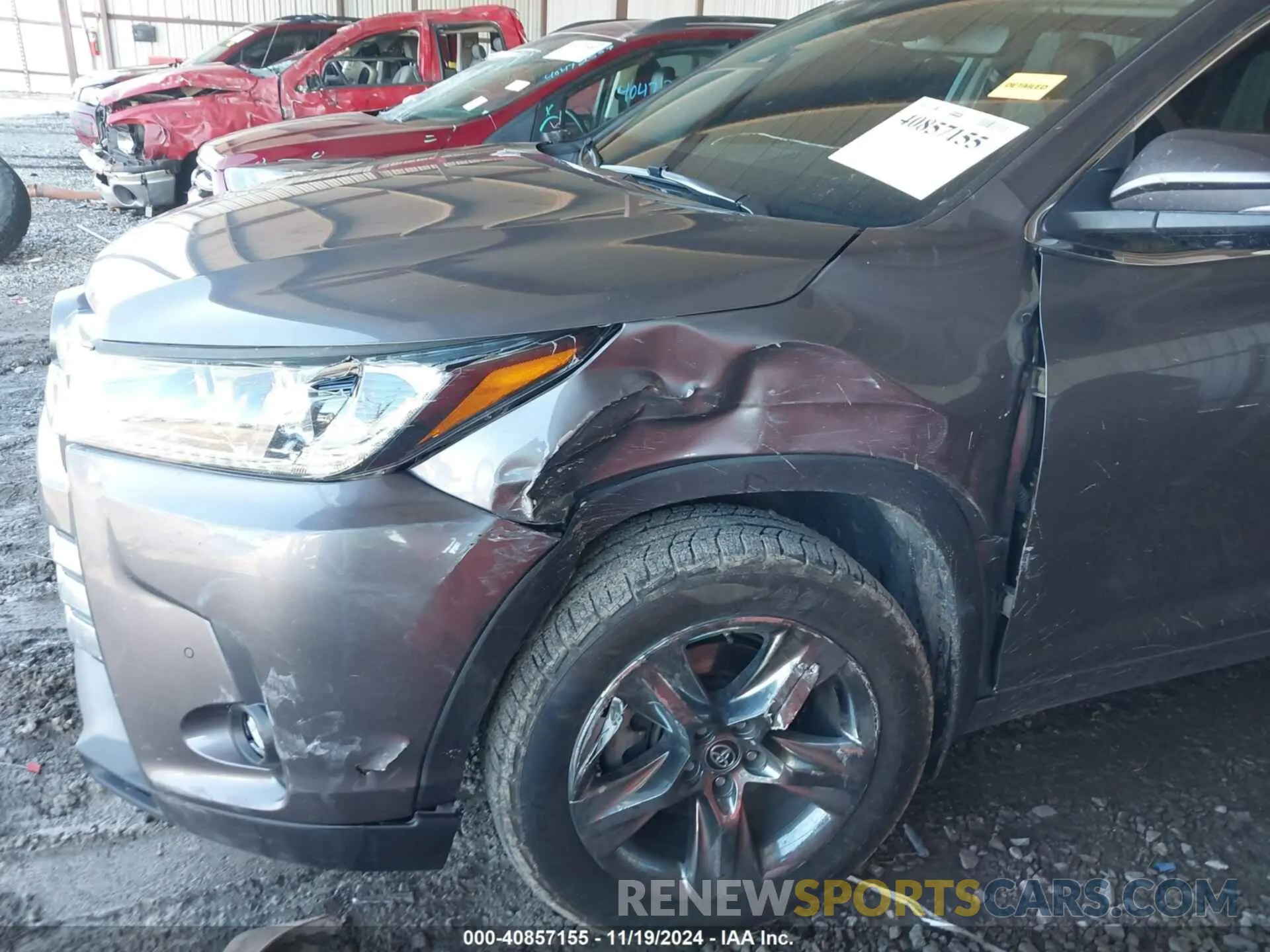 6 Фотография поврежденного автомобиля 5TDDZRFH1KS965121 TOYOTA HIGHLANDER 2019