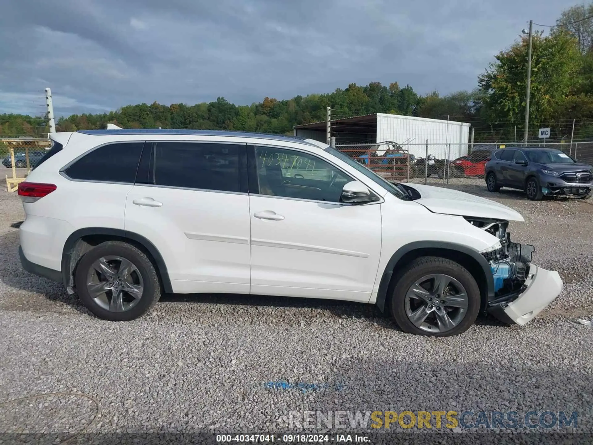 14 Фотография поврежденного автомобиля 5TDDZRFH3KS733149 TOYOTA HIGHLANDER 2019