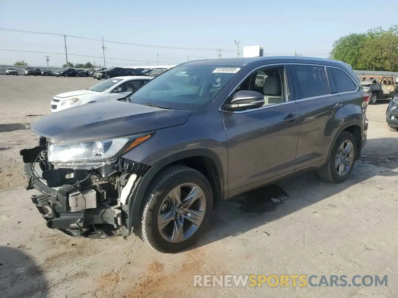 1 Фотография поврежденного автомобиля 5TDDZRFH4KS704923 TOYOTA HIGHLANDER 2019