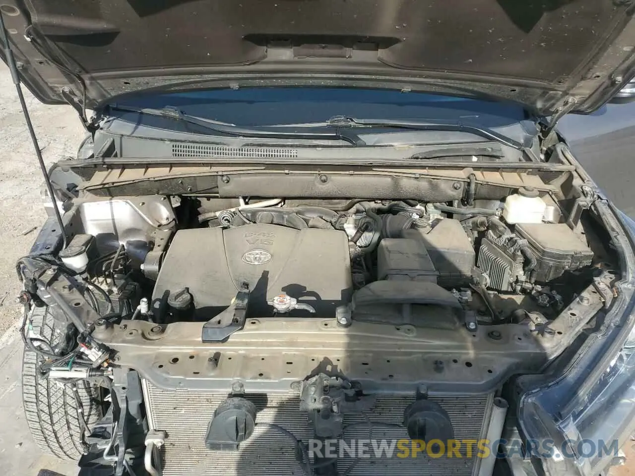 13 Фотография поврежденного автомобиля 5TDDZRFH4KS704923 TOYOTA HIGHLANDER 2019