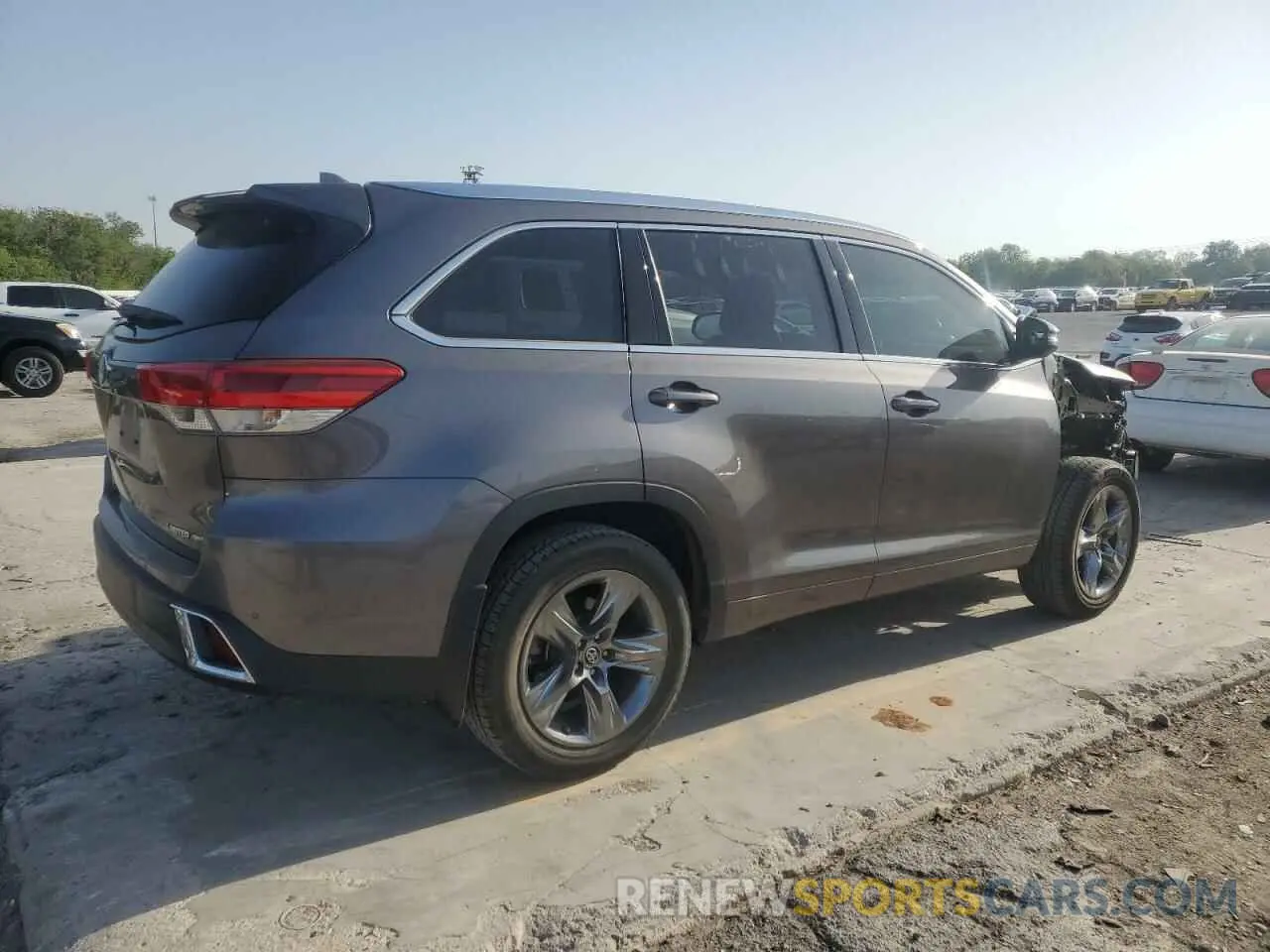 3 Фотография поврежденного автомобиля 5TDDZRFH4KS704923 TOYOTA HIGHLANDER 2019