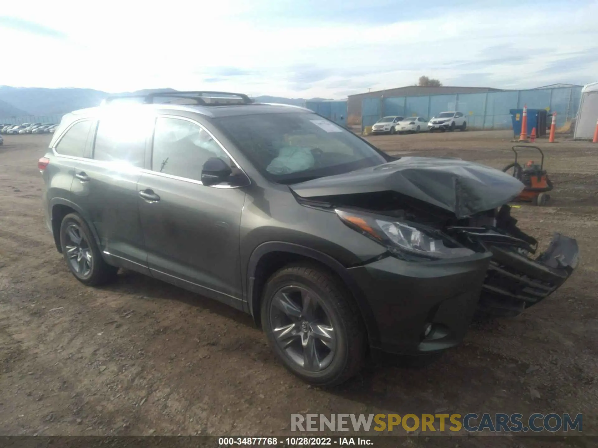 1 Фотография поврежденного автомобиля 5TDDZRFH4KS972600 TOYOTA HIGHLANDER 2019