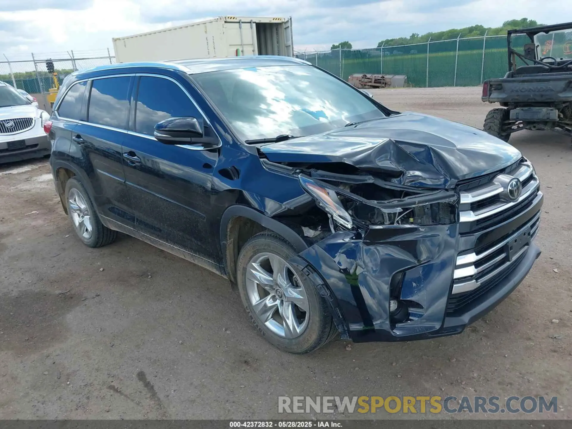 1 Фотография поврежденного автомобиля 5TDDZRFH4KS986867 TOYOTA HIGHLANDER 2019