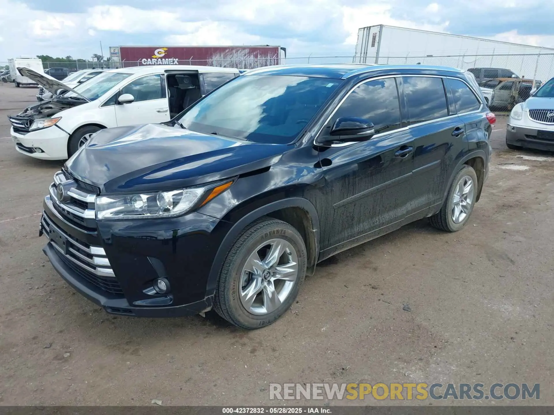 2 Фотография поврежденного автомобиля 5TDDZRFH4KS986867 TOYOTA HIGHLANDER 2019