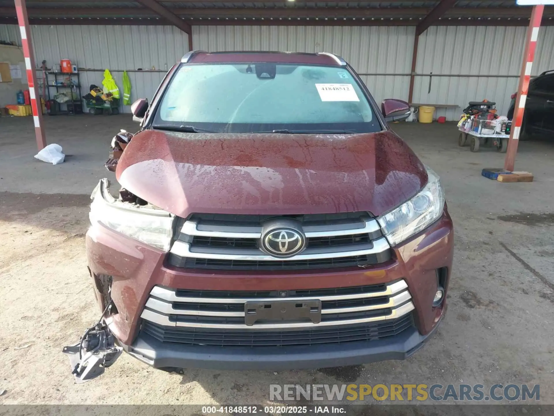 12 Фотография поврежденного автомобиля 5TDDZRFH5KS948600 TOYOTA HIGHLANDER 2019