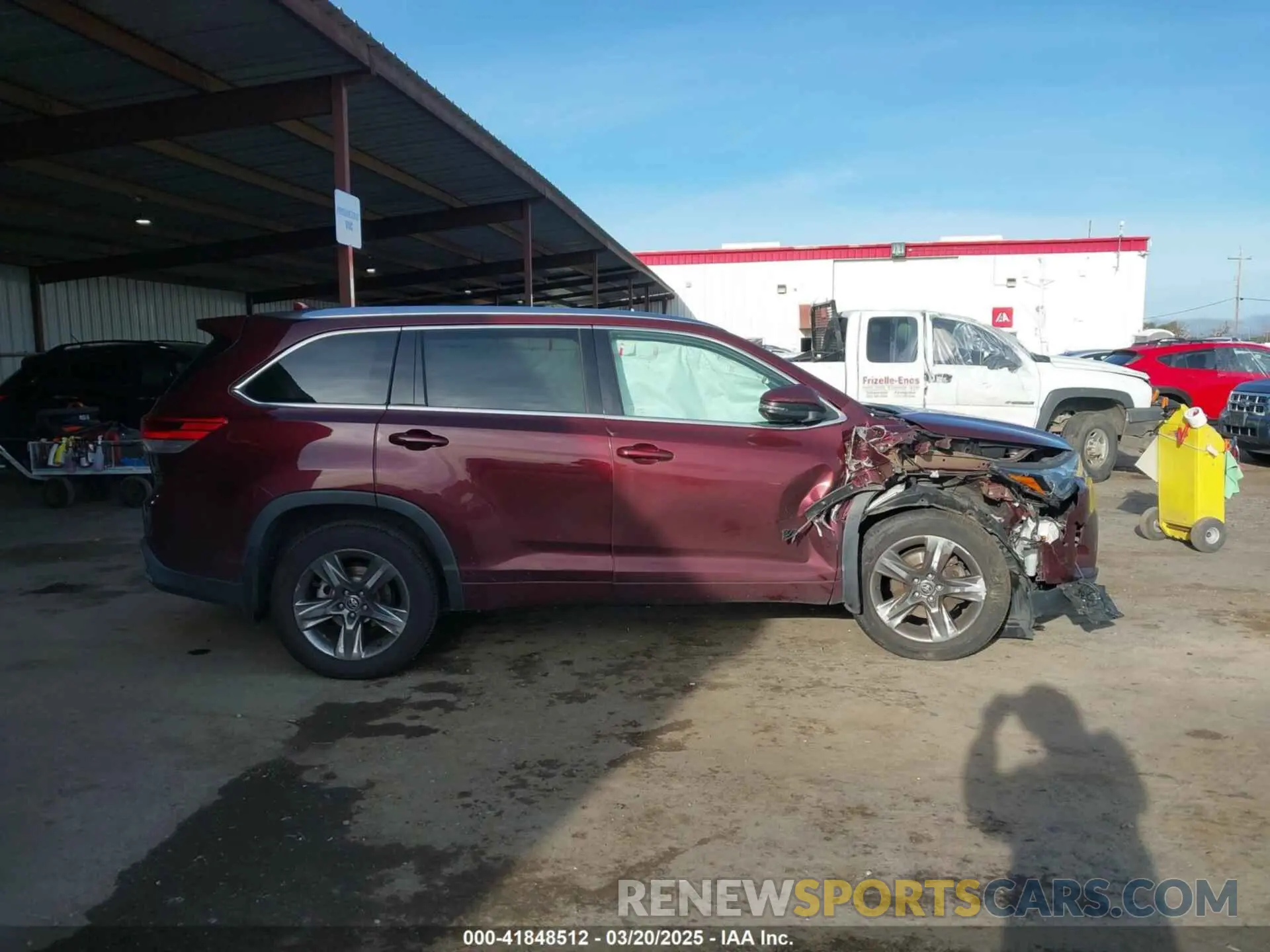 13 Фотография поврежденного автомобиля 5TDDZRFH5KS948600 TOYOTA HIGHLANDER 2019