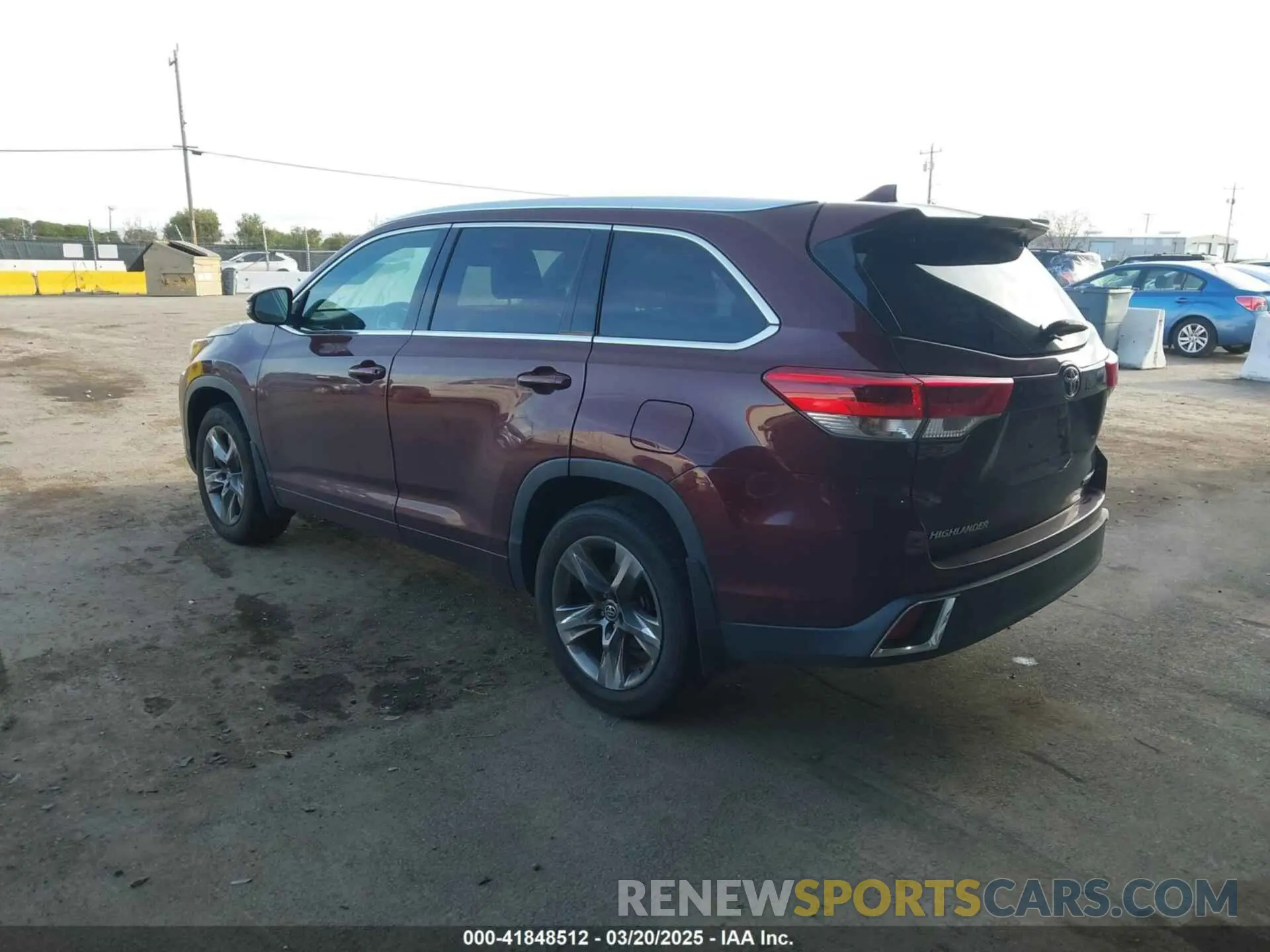 3 Фотография поврежденного автомобиля 5TDDZRFH5KS948600 TOYOTA HIGHLANDER 2019