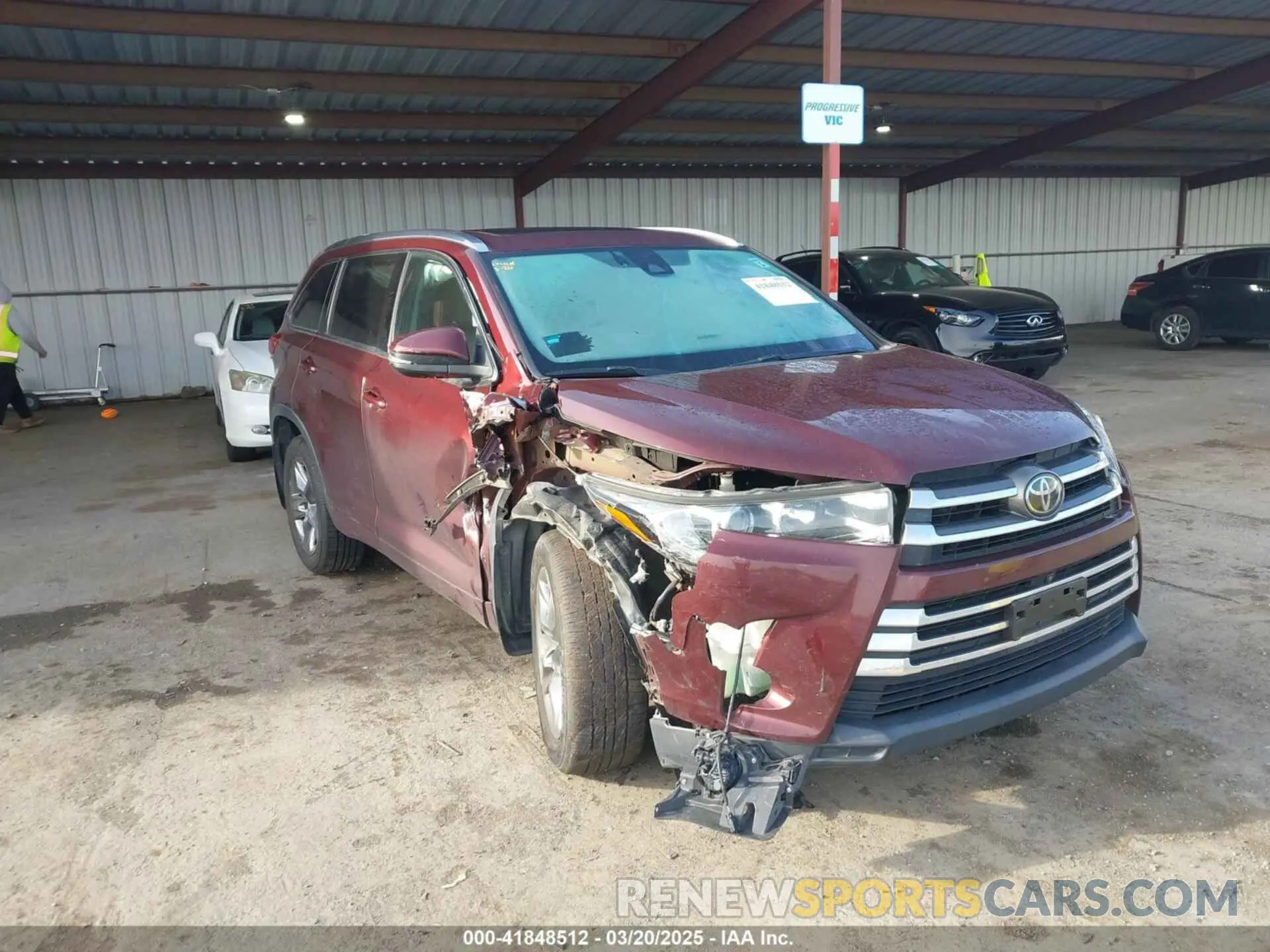 6 Фотография поврежденного автомобиля 5TDDZRFH5KS948600 TOYOTA HIGHLANDER 2019