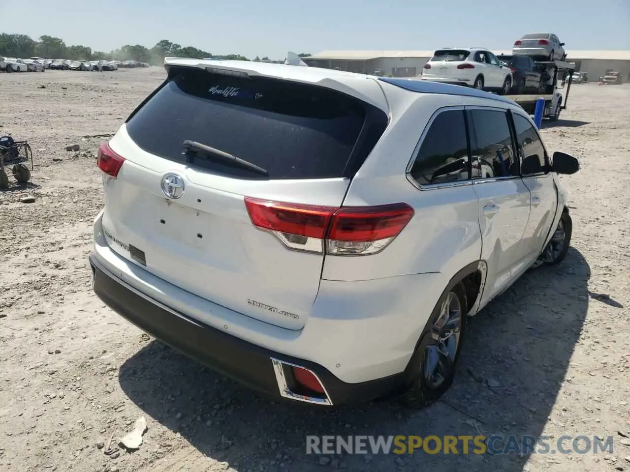 4 Фотография поврежденного автомобиля 5TDDZRFH5KS981337 TOYOTA HIGHLANDER 2019