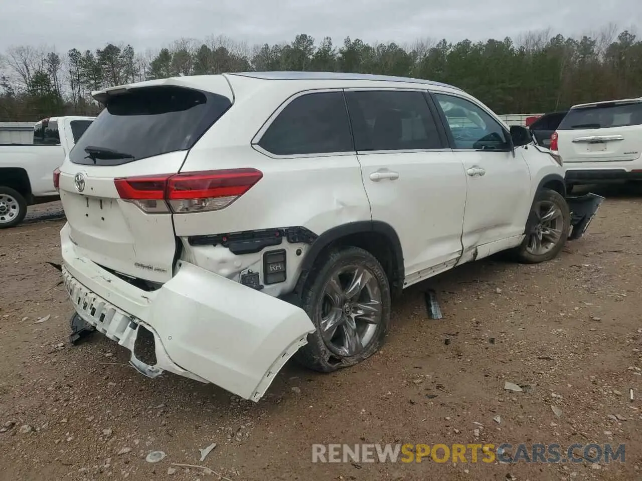3 Фотография поврежденного автомобиля 5TDDZRFH6KS976938 TOYOTA HIGHLANDER 2019