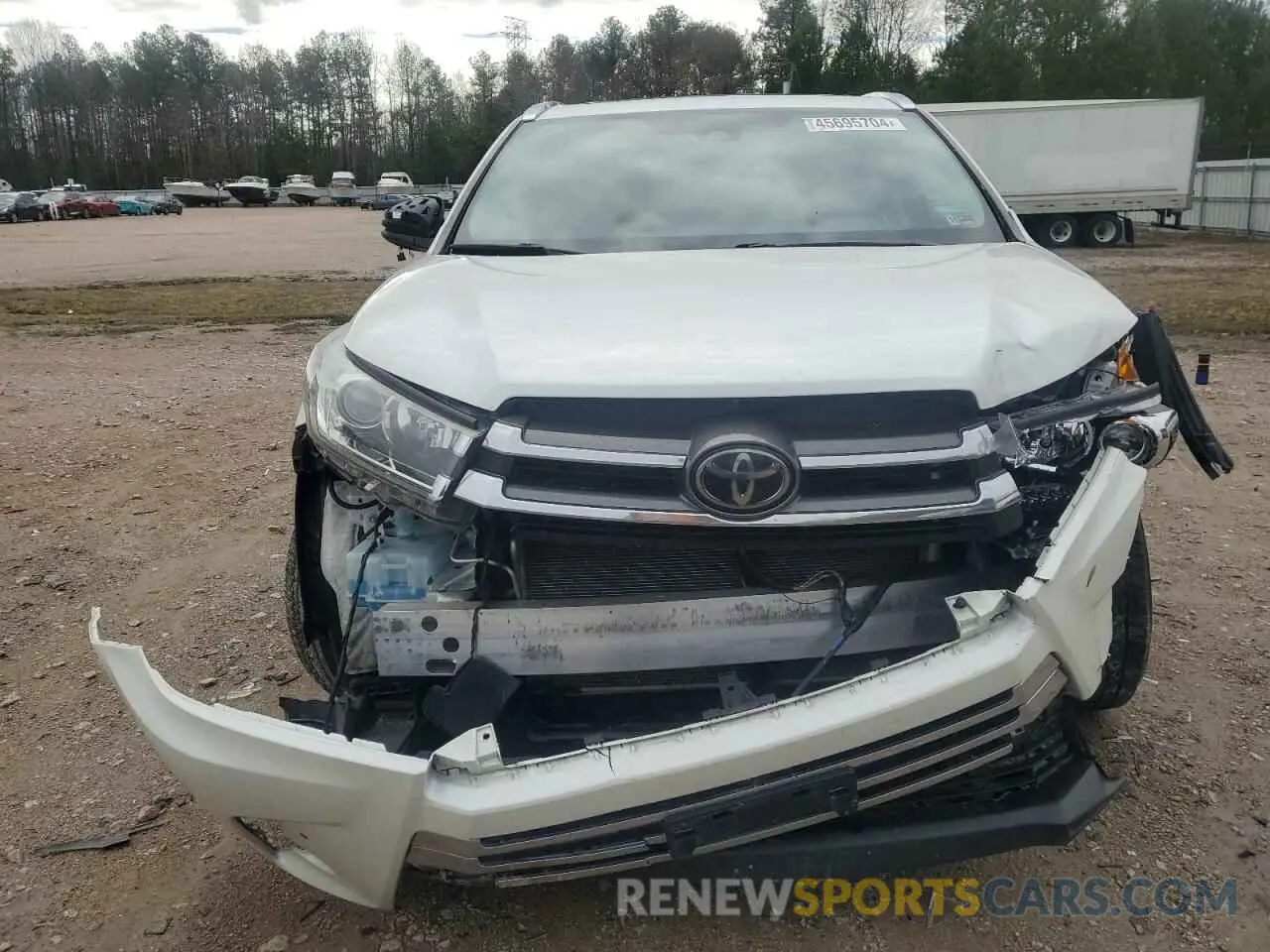 5 Фотография поврежденного автомобиля 5TDDZRFH6KS976938 TOYOTA HIGHLANDER 2019