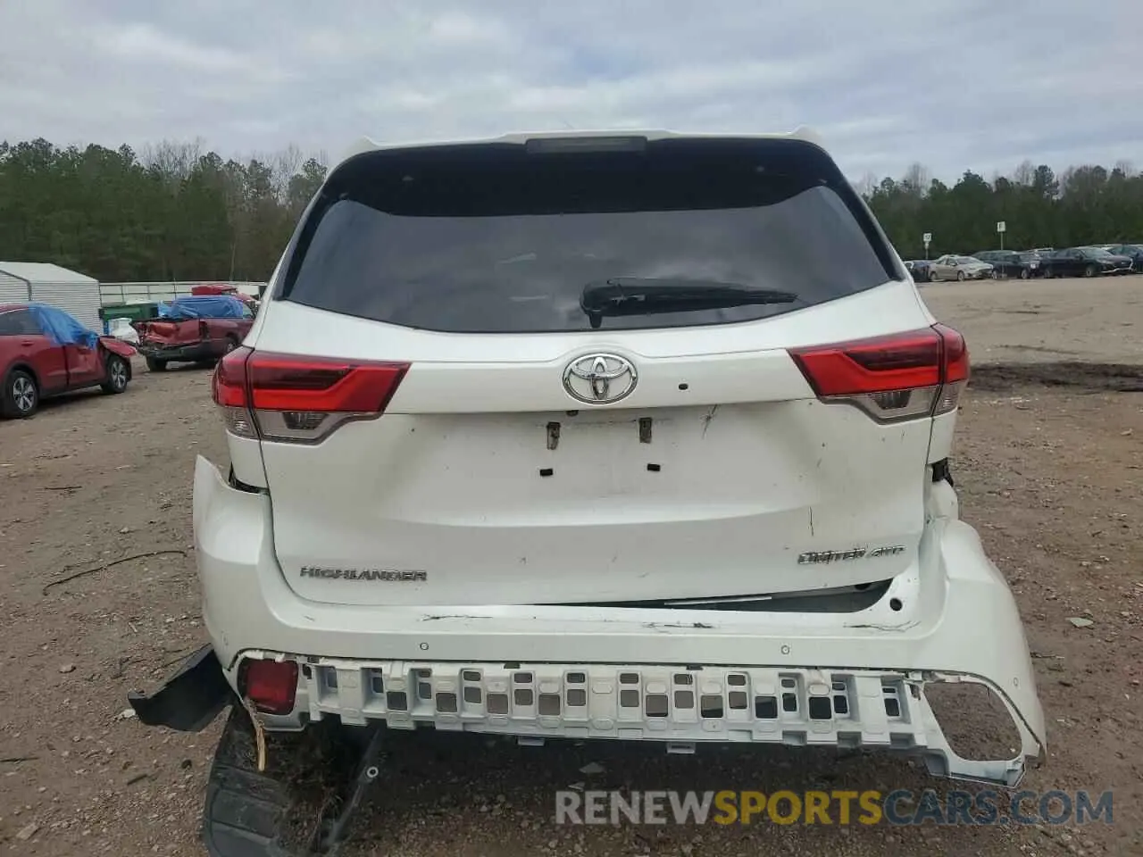 6 Фотография поврежденного автомобиля 5TDDZRFH6KS976938 TOYOTA HIGHLANDER 2019