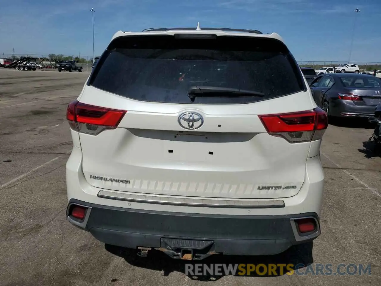 6 Фотография поврежденного автомобиля 5TDDZRFH7KS744204 TOYOTA HIGHLANDER 2019