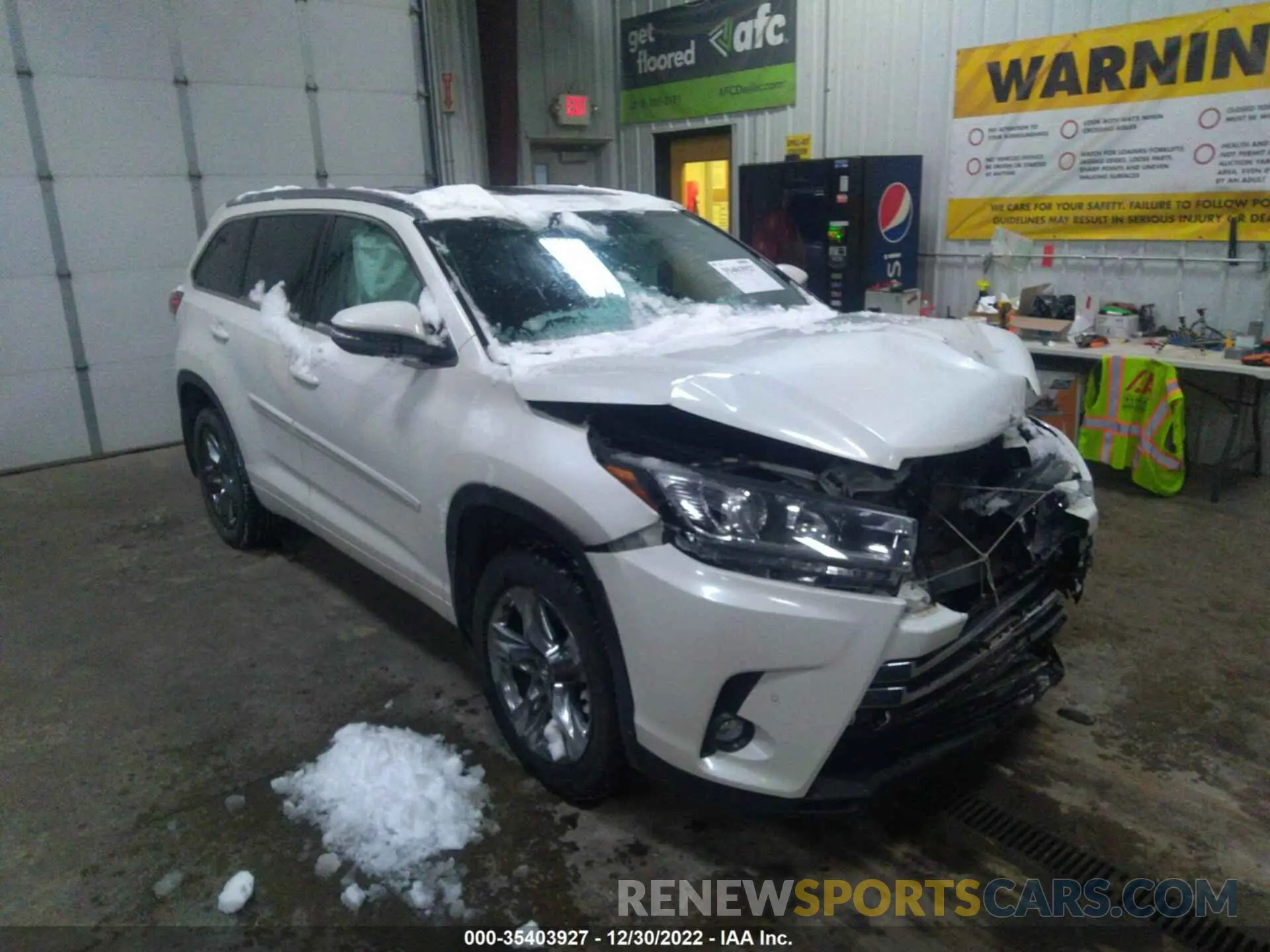 1 Фотография поврежденного автомобиля 5TDDZRFH8KS937493 TOYOTA HIGHLANDER 2019