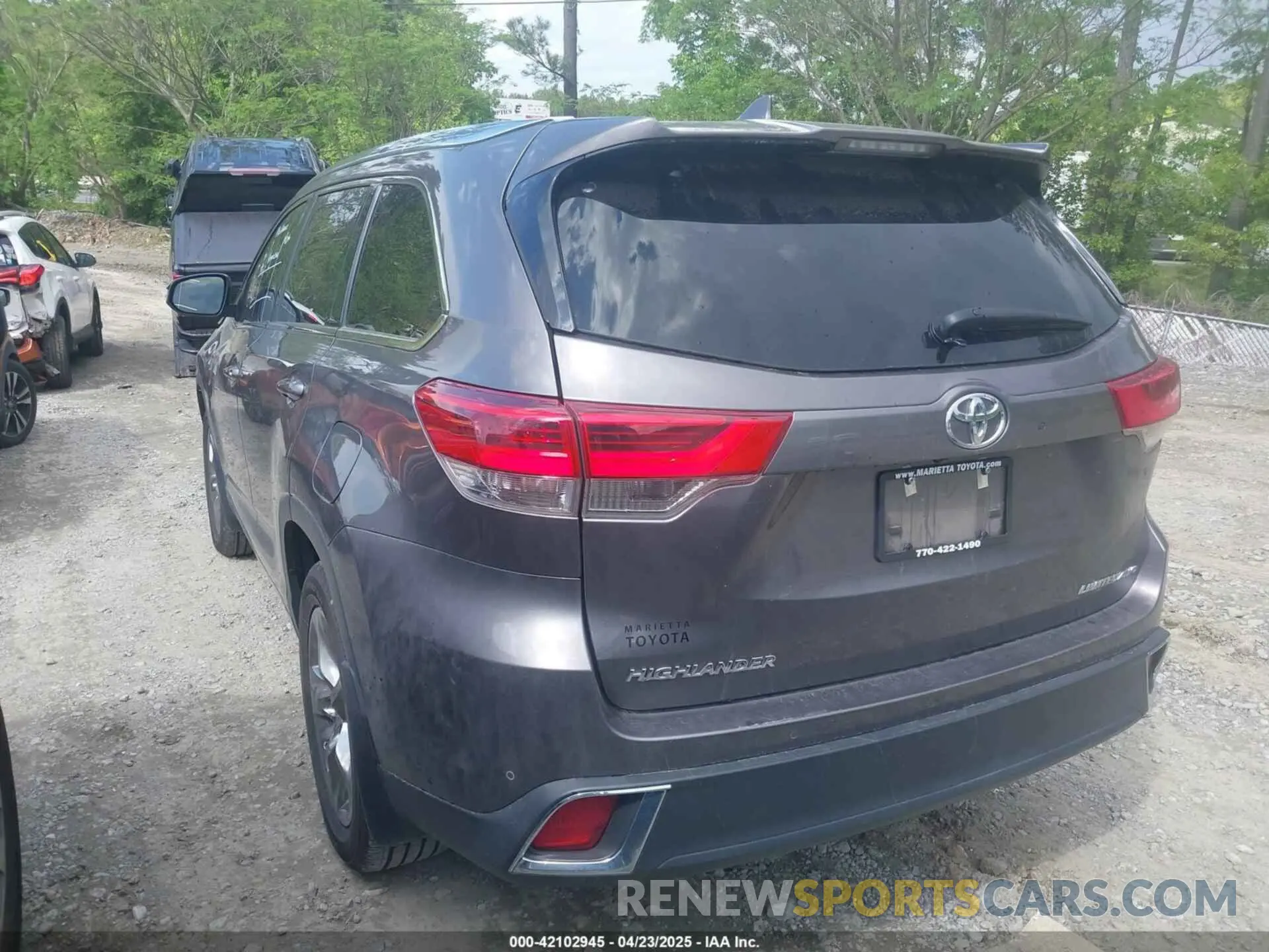 3 Фотография поврежденного автомобиля 5TDDZRFH9KS711575 TOYOTA HIGHLANDER 2019