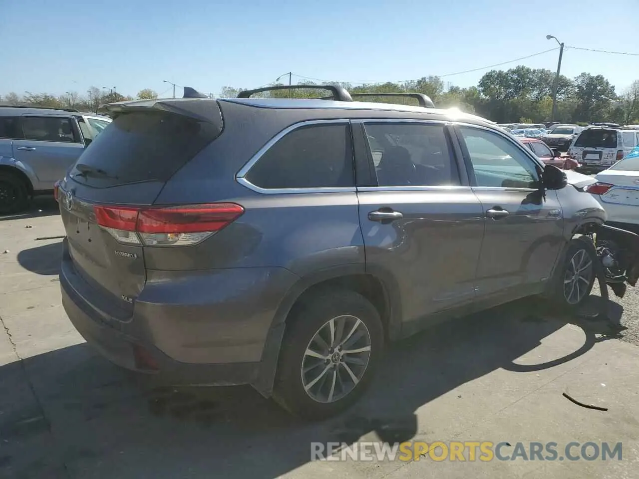 3 Фотография поврежденного автомобиля 5TDJGRFH7KS061766 TOYOTA HIGHLANDER 2019