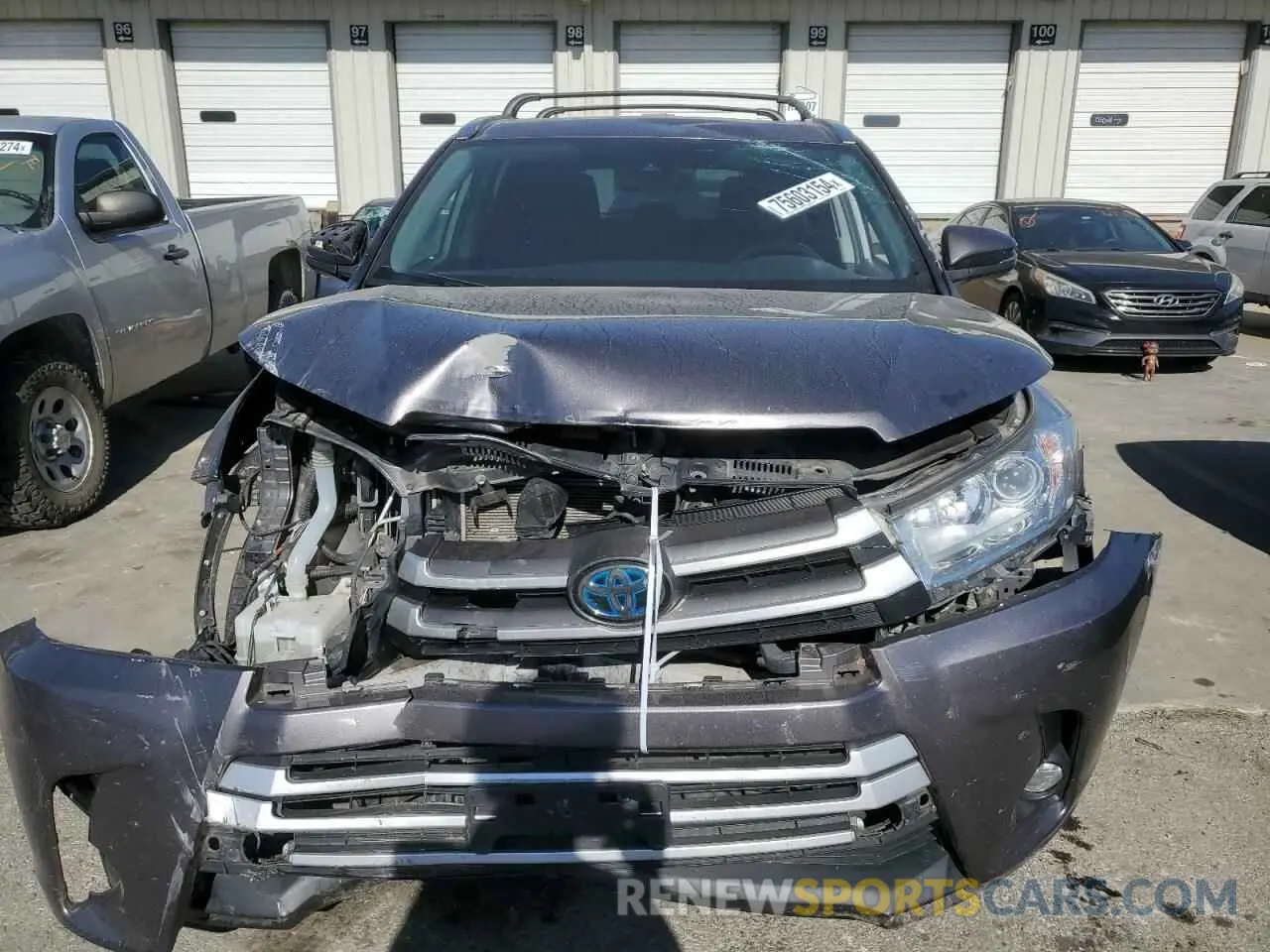 5 Фотография поврежденного автомобиля 5TDJGRFH7KS061766 TOYOTA HIGHLANDER 2019