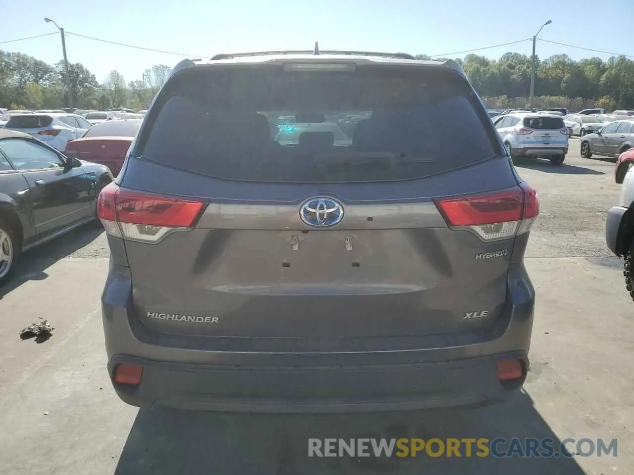 6 Фотография поврежденного автомобиля 5TDJGRFH7KS061766 TOYOTA HIGHLANDER 2019