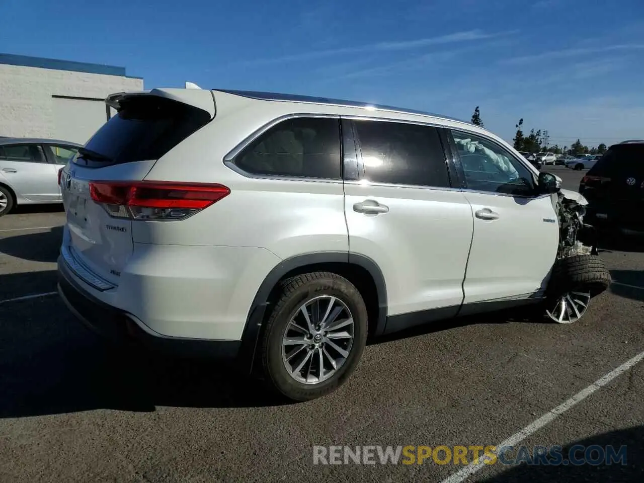 3 Фотография поврежденного автомобиля 5TDJGRFH8KS067544 TOYOTA HIGHLANDER 2019