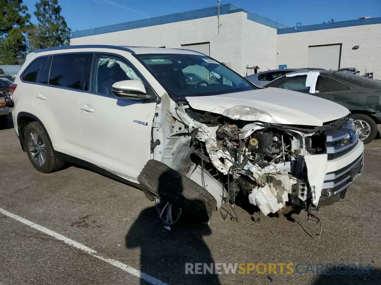 4 Фотография поврежденного автомобиля 5TDJGRFH8KS067544 TOYOTA HIGHLANDER 2019