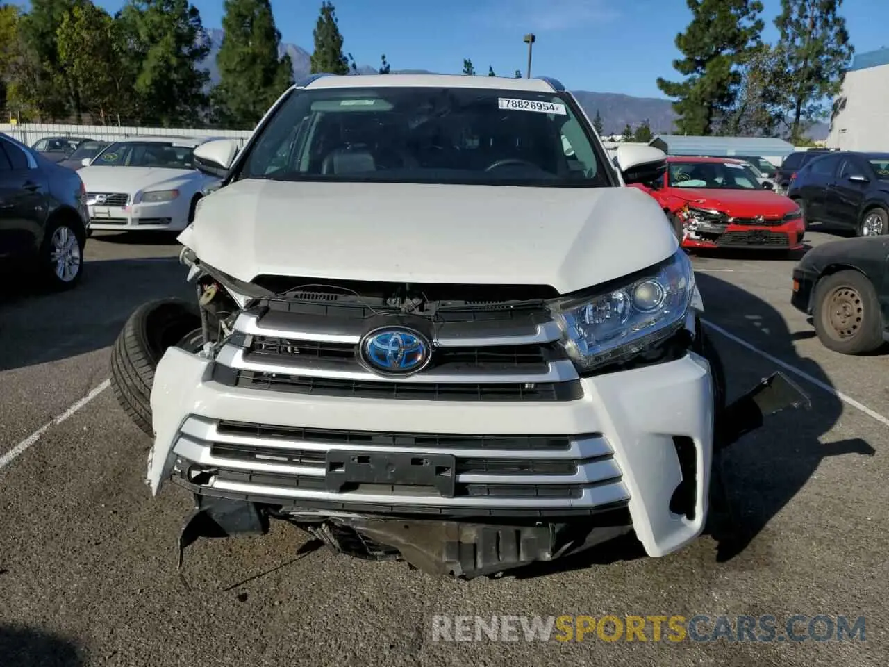 5 Фотография поврежденного автомобиля 5TDJGRFH8KS067544 TOYOTA HIGHLANDER 2019